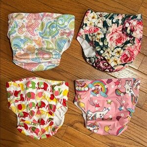 5 Alva Baby multi color Diaper Cover Set